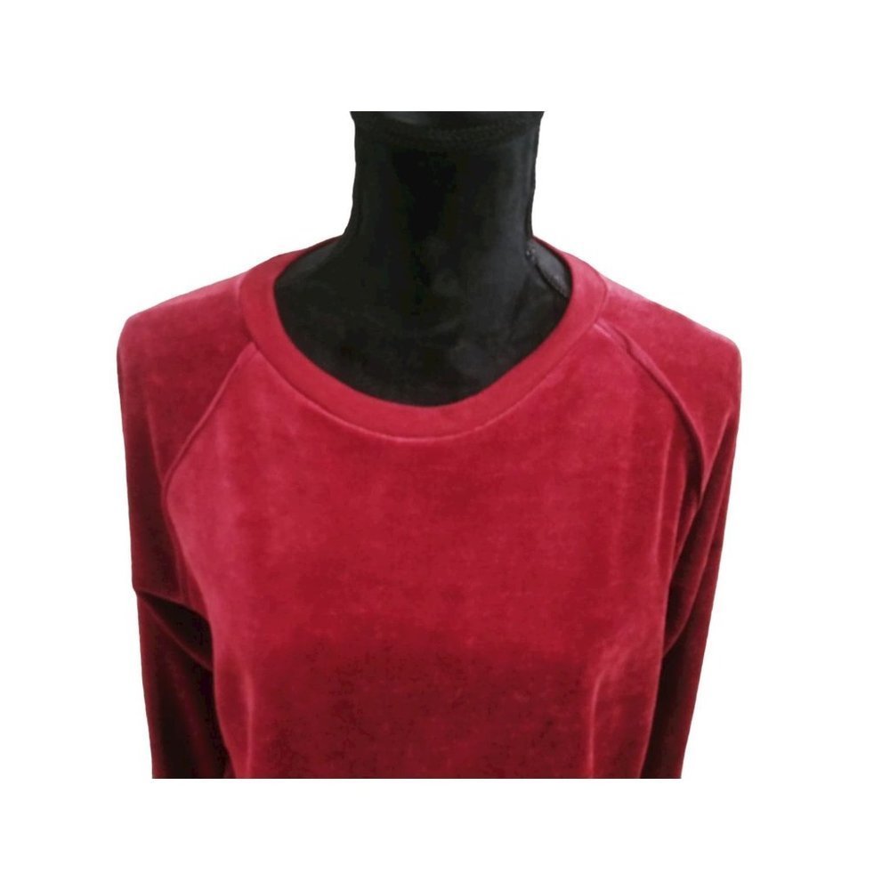 NWT Women's Knox Rose Soft Rib Knit Cuffed Long Sleeve Sweatshirt - Picture 3 of 9
